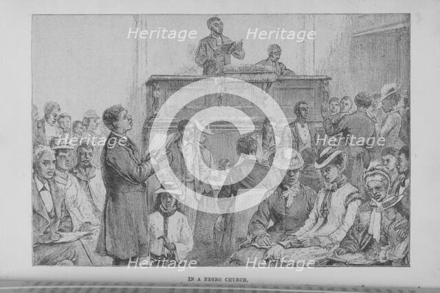 In a Negro Church, 1882. Creator: Unknown.