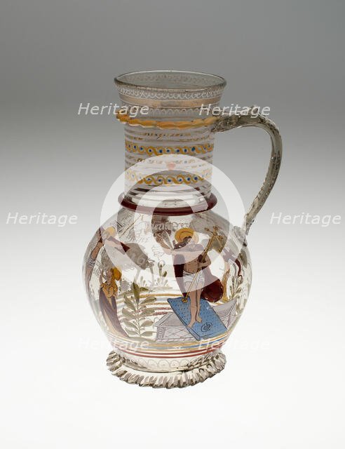 Wine Jug with the Lamb of God, Germany, c. 1630. Creator: Unknown.