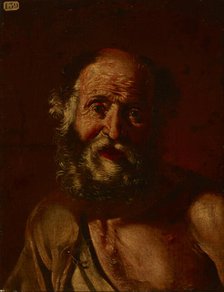 Bust of an Old Man (Head of a Beggar), 2nd half of 17th century. Creator: Pietro Bellotti.