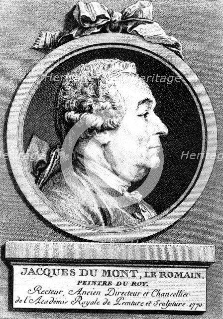 Jacques Dumont, French artist, 1770.  Artist: Augustin de Saint-Aubin