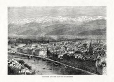 Grenoble and the Alps of Belledonne, France, 1879. Artist: Unknown