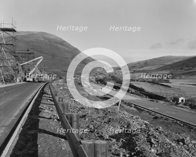M6 Motorway, Grayrigg, South Lakeland, Cumbria, 27/02/1970. Creator: John Laing plc.