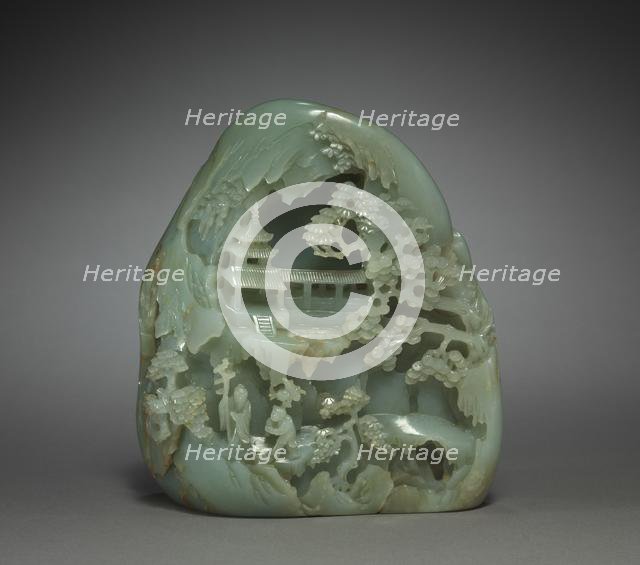 Miniature Mountain with Daoist Paradise, 1736-1795. Creator: Unknown.