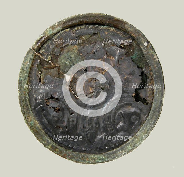 Bracteate, Frankish, 6th-7th century. Creator: Unknown.