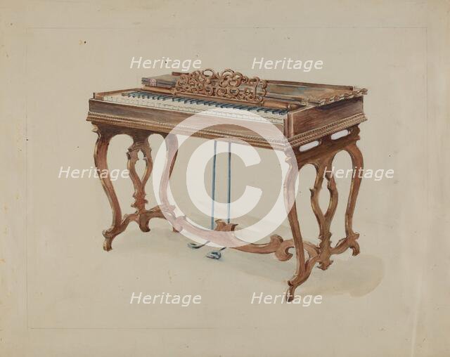 Gem Roller Organ, c. 1936. Creator: John Dieterich.