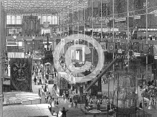 Great Exhibition in the Crystal Palace, Hyde Park, London, 1851. Artist: Unknown
