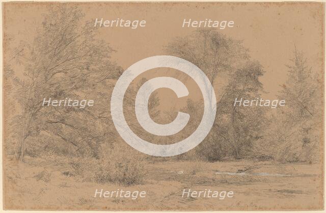 Landscape, Early Spring, 1857. Creator: John Henry Hill.