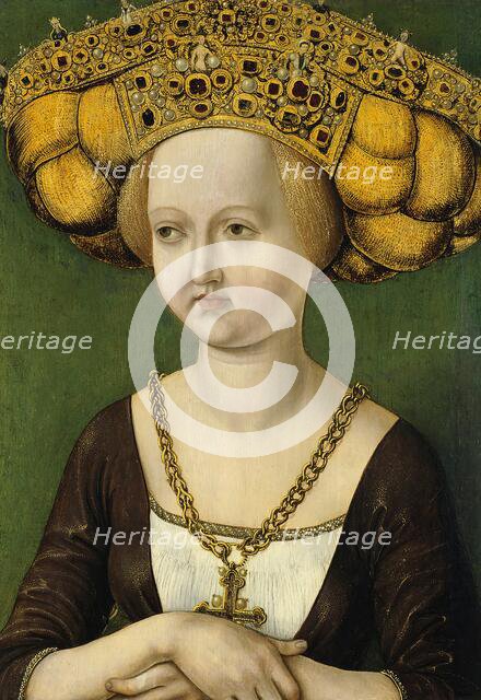 Portrait of Kunigunde of Austria, 1485. Creator: Anon.