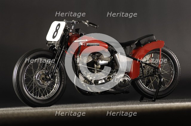 Harley Davidson WR Daytona 1948. Artist: Simon Clay.