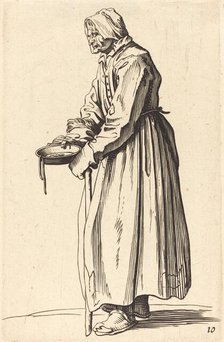 Beggar Woman with Pan. Creator: Unknown.