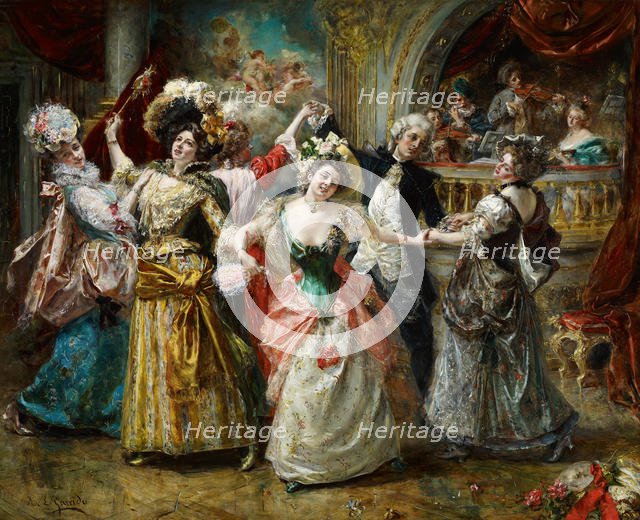 The Beau at the Soirée. Artist: Garrido, Eduardo León (1856-1949)