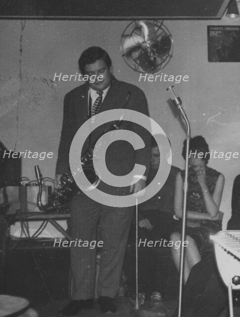 Tubby Hayes, Ronnie Scott's, Gerrard Street, London, 1959. Creator: Brian Foskett.