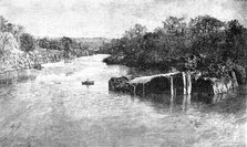 Illustrations of "The Wild Tribes of the Soudan", by F. L. James...: the Settite River, 1883. Creator: E. Heinemann.