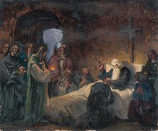 Study for the Picture Svätopluk Says Farewell to His Sons, around 1940. Creator: Andrej Kovacik.