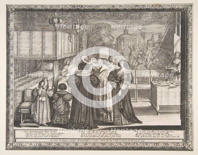 Return from the Christening, 1633. Creator: Abraham Bosse.