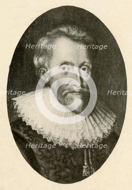 'Portrait of Sir Edwin Sandys, with turned-down ruff', c1560-1570, (1937). Creator: Unknown.