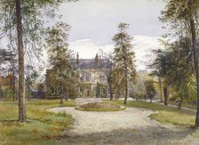 View of Stockwell Park House from the garden, Lambeth, London, 1887. Artist: John Crowther