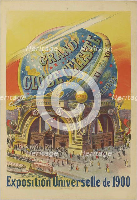 Grand Globe céleste. Exposition uni­verselle de 1900, 1900. Creator: Anonymous.