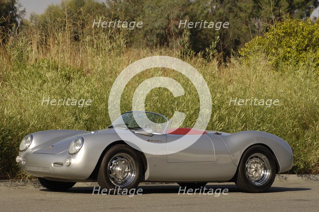 1956 Porsche Spyder - James Dean replica. Artist: Simon Clay.