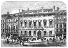 New building of the Garrick Club, King-Street, Covent-Garden, 1864. Creator: Unknown.