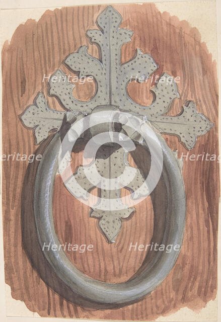 Door-ring, second half 19th century. Creator: Anon.