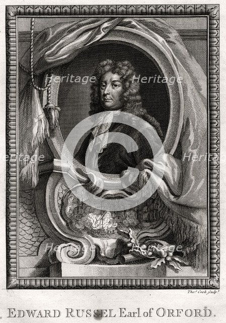 'Edward Russel, Earl of Orford', 1775. Artist: Thomas Cook