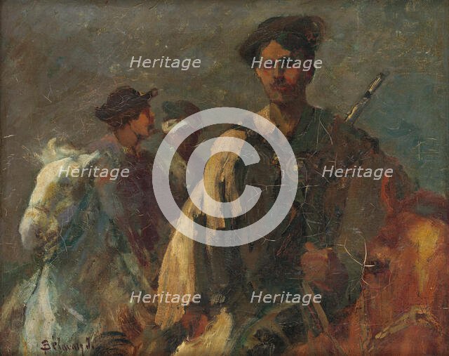 Insurgents, 1900-1918. Creator: István Burchard-Bélaváry.