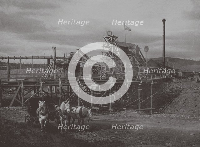 Gold Dredge in Sysert, 1900s-1910s.