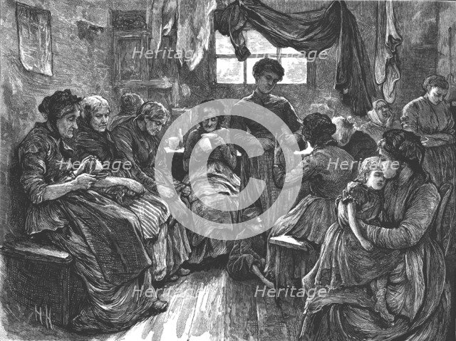 'Low Lodging House, St. Giles's', 1872. Artist: Unknown.