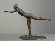 Grand Arabesque, Second Time, modeled c1880s, cast 1919-21. Creator: Edgar Degas.
