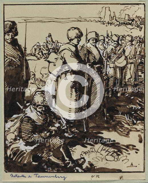 Bataille de Tannenberg, 1914. Creator: Auguste Louis Lepère (French, 1849-1918).