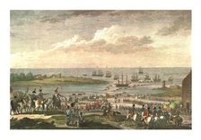 Embarkation of the English in Holland, 30 November 1799, (c1850). Artist: François-Louis Couché.