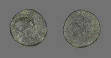 Coin Depicting the Amazon Cyme, 250-190 BCE. Creator: Unknown.