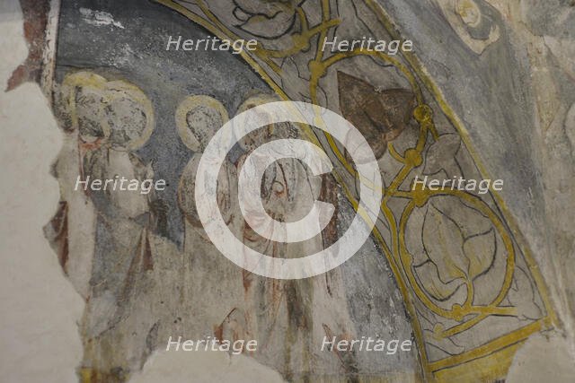 Fresco, Cristo de la Luz Shrine, Toledo, Castile-La Mancha, Spain, 2022.  Creator: LTL.