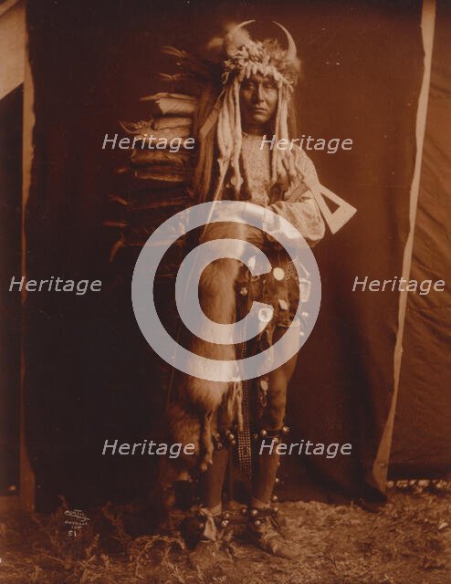 Iron Breast-Piegan, c1900. Creator: Edward Sheriff Curtis.