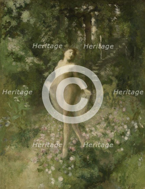 Shower of Roses, c1890s. Creator: Jan Stobbaerts.