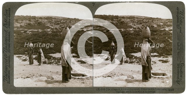 The village of Imwas (Emmaus), Palestine, 1900.Artist: Underwood & Underwood