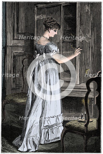 Scene from Jane Austen's Northanger Abbey. Artist: Unknown.