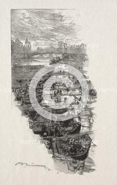 Le Marché aux Pommes. Creator: Auguste Louis Lepère (French, 1849-1918).