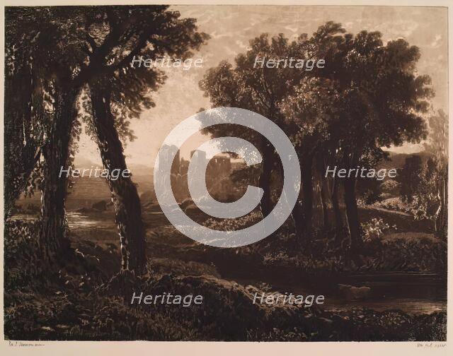Dunure Castle, (c1820s), c1889. Creator: William Brassey Hole.