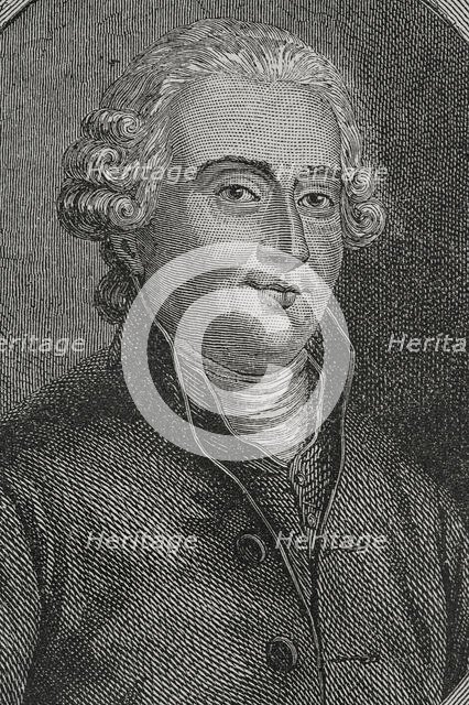 Jean Joseph Dussault (Jean François Joseph Dussault) (1769-1824), French journalist..., 1876.  Creator: Pannemaker.