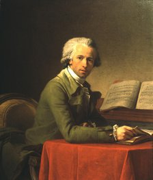 Portrait of the composer Ignace Pleyel (1757-1831), c1785. Creator: Vestier, Antoine (1740-1824).