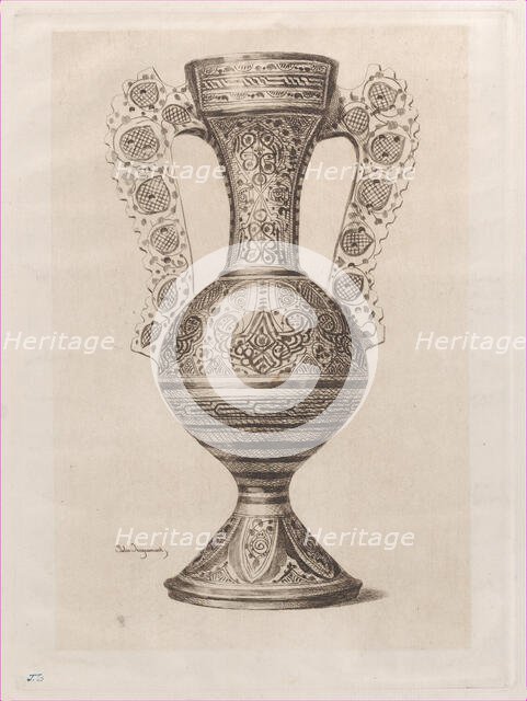 Spanish Vase, 1862. Creator: Jules-Ferdinand Jacquemart.