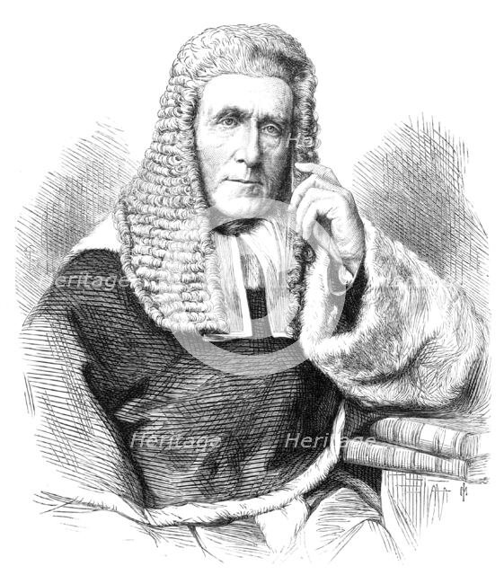 Mr. Baron Cleasby, 1869. Creator: Unknown.