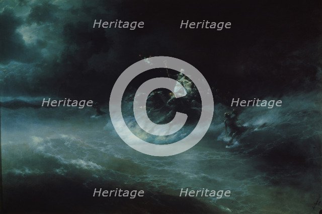 Poseidon's travel over the sea, 1894. Artist: Aivazovsky, Ivan Konstantinovich (1817-1900)