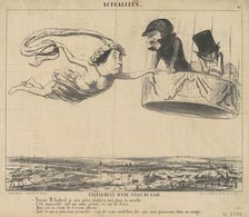 Enlèvement d'une fille de l'air, 19th century. Creator: Honore Daumier.