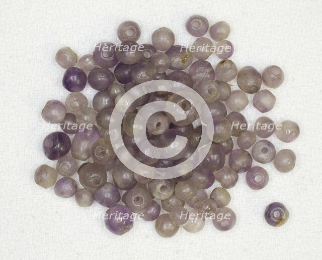 102 Beads, Egypt, Middle Kingdom, Dynasty 12 (about 1985-1773 BCE). Creator: Unknown.