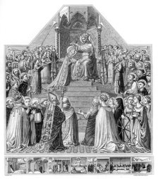 'The Coronation of the Virgin', c1430-1432 (1870). Artist: Monvoisin