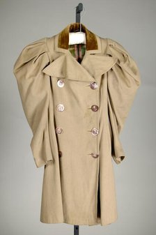 Coat, American, 1894. Creator: White, Howard & Company.