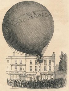 'Accident to the Nassau Balloon in the London-Road, on Wednesday', 1849. Creator: Unknown.